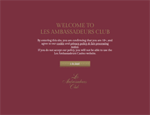 Tablet Screenshot of lesaclub.com